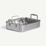 Made In - 17" x 13" Try Ply Stainless Steel Roaster - COOKROASTSS