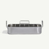 Made In - 17" x 13" Try Ply Stainless Steel Roaster - COOKROASTSS