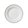 Steelite - Bead 8" Black Plate (12 Per Case) - 1406X0107