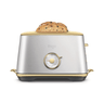 Breville - The Brushed Stainless Steel Brass Toast Select Luxe