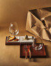 Rene Ozorio - White Album 13.5" x 7.25" Wood Rectangle Tray (12 Per Case) - 6525T240