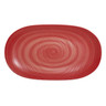 Creations - Revel 14" x 8" Coral Melamine Platter (12 Per Case) - 7125TM076