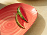 Creations - Revel 14" x 8" Coral Melamine Platter (12 Per Case) - 7125TM076