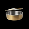 Creations - Axis Buffet 4 Qt Gold Hinged Chafer W/ Glass Lid - 7358MW301H