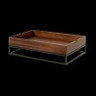 Creations - Axis Pivot Black 21.8" x 13.8" x 3" Rectangle Riser - 7363MW330
