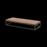 Creations - Axis Pivot Black 21.8" x 7.3" x 3" Rectangle Riser - 7363MW333
