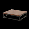 Creations - Axis Pivot Black 11.5" x 13.8" x 3" Rectangle Riser - 7363MW336