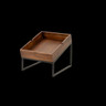 Creations - Axis Pivot Black 13.8" x 11.5" x 8.5" Angled Rectangular Riser - 7363MW341