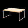 Creations - Axis Pivot Champagne 21.8" x 13.8" x 9" Rectangle Riser - 7364MW332