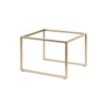 Creations - Axis Pivot Champagne 11.5" x 13.8" x 9" Rectangle Riser - 7364MW338