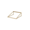 Creations - Axis Pivot Champagne 13.8" x 11.5" x 4.5" Angled Rectangular Riser - 7364MW342