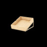 Creations - Axis Pivot Champagne 13.8" x 11.5" x 4.5" Angled Rectangular Riser - 7364MW342