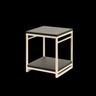 Creations - Axis Spire Ivory 9.5" x 9.5" x 10.5" Square Tiered Riser - 7365MW343