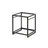 Creations - Axis Spire Black 9.5" x 9.5" x 10.5" Square Tiered Riser - 7363MW343