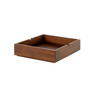 Creations - Axis Pivot Dark Brown 11.5" x 13.8" Gastronorm 1/2 Box - 7367MW501