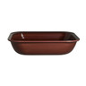Creations - Brooklyn 3.5 Qt Red Melamine GN 1/2 Bowl (6 Per Case) - 7800ZM2848