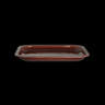 Creations - Brooklyn 12.75" x 10.3" Red GN 1/2 Platter (6 Per Case) - 7800ZM5006