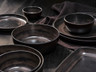 Creations - Raven 28 oz Black Melamine Bowl (6 Per Case) - 7803ZM6002