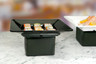 Delfin - 6" x 6" x 5" Black ABS Cube Riser (4 Per Case) - DFCR66517
