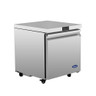 Atosa - 27" Undercounter Refrigerator w/ 1 Solid Swing Door - AUR27SD