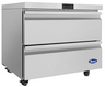 Atosa - 36" Undercounter Refrigerator w/ 2 Drawers - AUR36D2