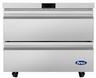 Atosa - 36" Undercounter Refrigerator w/ 2 Drawers - AUR36D2