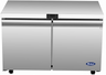Atosa - 48" Undercounter Refrigerator w/ 2 Solid Swing Doors - AUR48SD