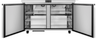 Atosa - 48" Undercounter Refrigerator w/ 2 Solid Swing Doors - AUR48SD