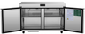 Atosa - 60" Undercounter Freezer w/ 2 Solid Swing Doors - AUF60SD