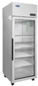 Atosa - 29" Pass-Thru Refrigerator w/ Front Glass & Rear Solid Doors - PLUS-R1-GS-R-PT