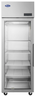 Atosa - 29" Pass-Thru Refrigerator w/ Front Glass & Rear Solid Doors - PLUS-R1-GS-L-PT