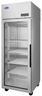 Atosa - 29" Pass-Thru Refrigerator w/ Front Glass & Rear Solid Doors - PLUS-R1-GS-L-PT