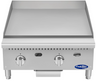 Atosa - 24" Thermostatic Polished Steel Gas Griddle - ATG-2424-S
