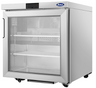 Atosa - 27" Undercounter Refrigerator w/ 1 Glass Door - AUR27GD