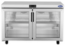 Atosa - 48" Undercounter Refrigerator w/ 2 Glass Doors - AUR48GD