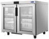 Atosa - 48" Undercounter Refrigerator w/ 2 Glass Doors - AUR48GD