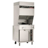 Wells - Ventless Cooking System w/ Convection Oven Base & Griddle/2 Hot Plates 208V/1Ph - WVO-2HFG