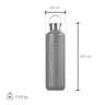 Le Creuset - Cotton 1L On The Go Stainless Steel Bottle