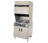 Wells - Ventless Cooking System w/ Cabinet Base & Griddle/2 Hot Plates - WV2HG-2083