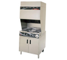 Wells - Ventless Cooking System w/ Cabinet Base & Griddle/2 Hot Plates 208V/3Ph - WV2HG