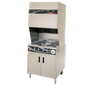 Wells - Ventless Cooking System w/ Cabinet Base & Griddle/2 Hot Plates - WV2HG-2403