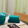 Le Creuset - 7" (Holds 1Lb) Bleu Riviera Butter Dish