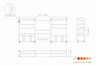 Mogogo - Canvas 141.5" x 18" x 73" Bamboo / Brushed Stainless Steel Self Service Station - MGCCAN01NSXF