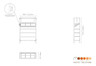 Mogogo - Canvas 48.5" x 18" x 73" Bamboo / Brushed Stainless Steel Grab & Go Unit W/ Sign - MGCCAN03NSXF
