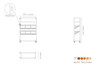 Mogogo - Canvas 48.5" x 18" x 73" Bamboo / Brushed Stainless Steel Farm To Table Station - MGCCAN04NSXF