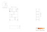 Mogogo - Canvas 48.5" x 18" x 73" Dark Brown Bamboo / Brushed Copper Room Divider W/ Casters - MGCCAN08DCXW