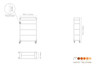 Mogogo - Canvas 48.5" x 18" x 73" Bamboo / Brushed Stainless Steel Hanging Unit W/ Casters - MGCCAN10NSXW