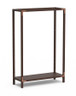 Mogogo - Canvas 48.5" x 18" x 73" Dark Brown Bamboo / Brushed Copper Empty Unit - MGCCAN13DCXF