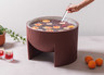 Mogogo - Moby 20.4" x 13.7" Maroon Countertop Unit - MGSMOBMA0101