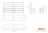Mogogo - Modular 142" x 46" x 71" Black Marble / Brushed Stainless Steel Double Bar Station - MGCMLC11MSXF